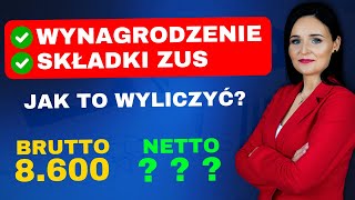 Jak wyliczyć wynagrodzenia i składki ZUS dla pracownika Krok po kroku [upl. by Ibrek]