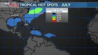 WLOX Weather Update with Meteorologist Aaron Colby [upl. by Frechette]