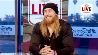 49ers Live Kittle Talks Potential NFC Playoff Opponents and SF’s Postseason Mindset [upl. by Adnolor]