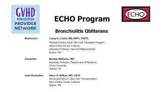 Bronchiolitis Obliterans  GVHD [upl. by Eeniffar517]