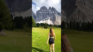 Why the Dolomites are About to Become Your New Favorite Hiking Spot shorts dolomites [upl. by Drofniw971]