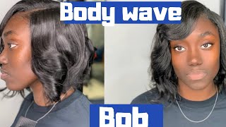 Body Wave Bob  Quick Weave Bob [upl. by Ahsinal515]