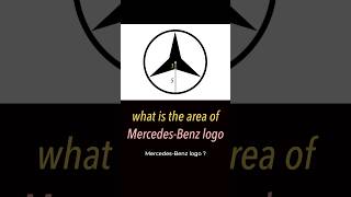 how to find the area of MercedesBenz logo [upl. by Justine]