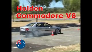 Aussie Icon at Speed  the Holden Commodore V8  Competing in a Superkhana [upl. by Mariken]