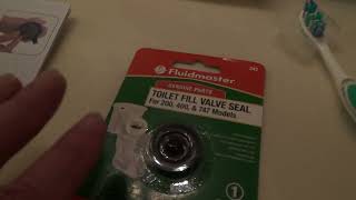 How to Replace Toilet Fill Valve Seal for Dummies [upl. by Dania331]