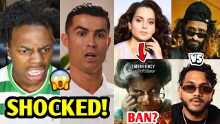 This will BREAK The INTERNET🤯🔥 Emiway Vs King Kangana Emergency BAN Speed UR Cristiano Ronaldo [upl. by Hulton]