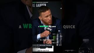 Justin Gaethje TURN Michael Chandler Into A Wrestler 😰 [upl. by Ydorb]