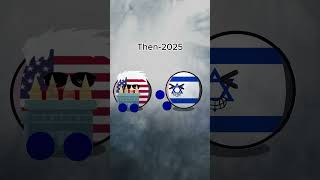 Americas Changing Relationships 2025 countryballs usa israel ukraine china [upl. by Anirhtak]