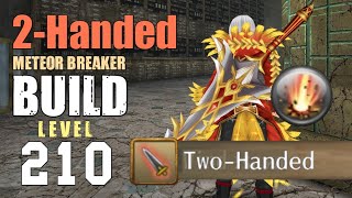 2m Meteor Breaker  TwoHanded Build Lv210  Toram Online [upl. by Naloj]