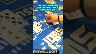 Dana White Wins Massive Blackjack Double Down At Red Rock Las Vegas danawhite blackjack casino [upl. by Grussing]