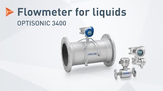 OPTISONIC 3400 von KROHNE – UltraschallDurchflussmessgerät für Flüssigkeiten [upl. by Rushing]