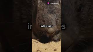 Why Wombat Poop is Cube Shaped randomfacts shorts youtubeshorts wombat [upl. by Oivalf721]