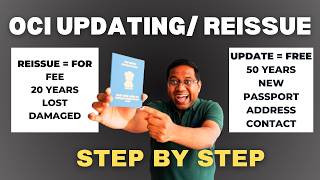 How and when to Reissue and Updating OCI Card step by Step [upl. by Eelanej203]