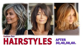 Best TOP 30 Medium length 2024 layered Haircuts Bob Haircut for womenHaircuts after 30405060 [upl. by Dymoke]