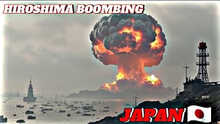 HIROSHIMA  DROPPING THE BOMB ATTACK 🥺 World War 2 😱 6 August 1945  UMER HUNTER PRO [upl. by Wie]