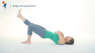 Core Exercise Bridge with Leg Extension [upl. by Tirrag]