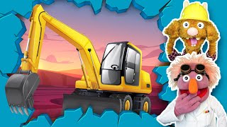 THE EXCAVATOR SONG • Big Excavators for Kids [upl. by Amsa]