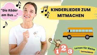 Kinderlieder zum Mitmachen  Lernen für Kleine mit Miss Josi Lernvideos für Babys und Kleinkinder [upl. by Berthold]