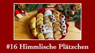 16 Himmlische Plätzchen  Weihnachtsgebäck 4 köstliche Rezepte [upl. by Atsok]