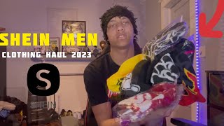 Huge SHEIN MEN Try on  Clothing Haul 2023 300 Clothing Haul [upl. by Idelia]