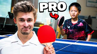 Can I Beat a Child Prodigy at Ping Pong  Unpaid Intern [upl. by Desiree]