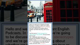 Intermediate English Podcast  British English Listening Practice englishlearningpodcast esl [upl. by Baten]