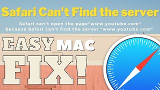 Safari Can’t Find The Server On MacBook [upl. by Nyleimaj]