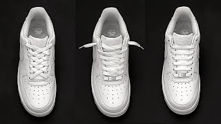 4 Cool Ways How to Lace Nike Air Force 1 Nike Air Force 1 Lacing [upl. by Leon]