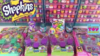 Shopkins Season 2 3 4 Food Fair Fashion Spree Collector Case Opening  PSToyReviews [upl. by Nosduh]