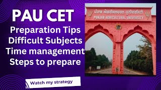 How To Prepare For PAU CET  BSc Agriculture Admission Entrance  Easy Or Difficult Best BookNotes [upl. by Eisle]