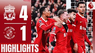 Brilliant Anfield Comeback Liverpool 41 Luton Town  Highlights [upl. by Enala750]