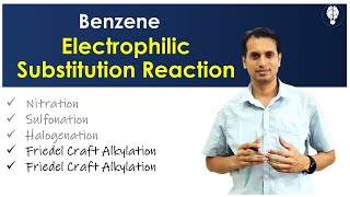 Benzene Part 7 Electrophilic Substitution Reactions  Friedel Crafts Alkylation and Acylation [upl. by Otrebor]