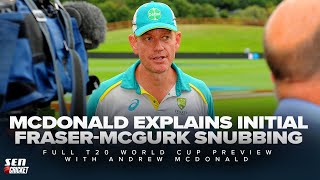 Andrew McDonald sits down with Gerard Whateley to answer ALL of the hard hitting questions  SEN [upl. by Neimad]