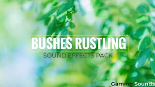 Bush Rustling Sound  Bush Rustling Sound Effect  Free Sound Effects [upl. by Saville387]