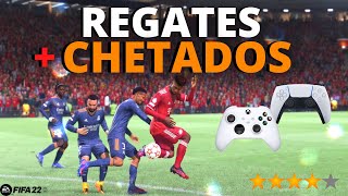 FIFA 22 REGATES MAS EFECTIVOS 4 estrellas  Los regates MAS CHETADOS de FIFA 22  REGATES FIFA 22 🔥🎮 [upl. by Shalne988]