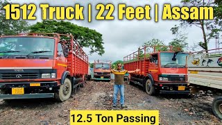 Tata 1512 Truck  4 Numbers  22 Feet 125 Ton Passing  Guwahati  Changsari [upl. by Beasley]