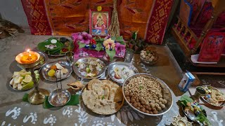 Lakhi pujo vlog  maa ar ami mile kibhabe pujo korlum [upl. by Glantz780]