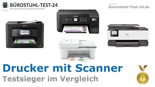 Beste Drucker mit Scanner 2024 TOP 5 🥇 TestSieger Vergleich [upl. by Silisav]