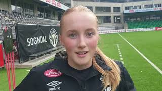 Sogndal FK spelar Vilde Tufte Mardal [upl. by Ahseyd]