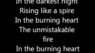 Burning heart Survivor lyrics [upl. by Aire980]