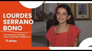 Candidatas a Fallera Mayor Infantil de Valencia 2025 Lourdes Serrano Bono [upl. by Asillem234]