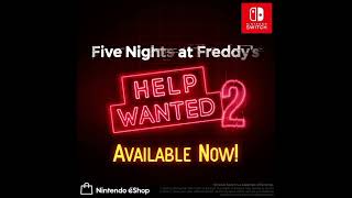 FNaF Help Wanted 2 Nintendo Switch fnaf fivenightsatfreddys [upl. by Liarret]