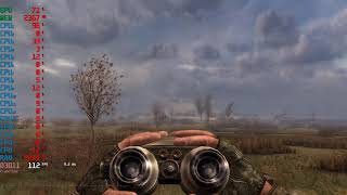 STALKER Call of Pripyat on Ryzen 7 1700 with gtx1080ti 4k максимальные настройки [upl. by Leiram936]