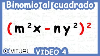 Binomio al cuadrado video 4 [upl. by Aiyn]