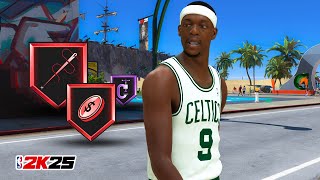 99 PASS TWO WAY RAJON RONDO BUILD TAKES OVER NBA 2K25 [upl. by Mallon]