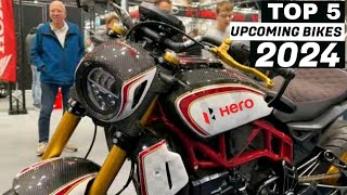 Top 05 Confirmed Upcoming Bikes Launches 2024  Upcoming Bikes 2024  Upcoming Bikes In India 2024 [upl. by Ayna]