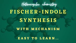 Fischer Indole Synthesis with Mechanism  Heterocyclic chemistry  Hindi [upl. by Krucik]