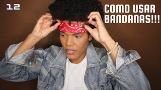 COMO USAR BANDANAS MASCULINAS 4DICAS MODA MASCULINA Jhonatan Caetano [upl. by Natasha]