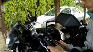 Kawasaki Versys 650  Oxford Heated Grips Install [upl. by Namad]