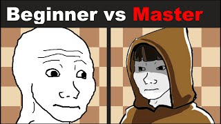 Chess Master vs Beginner  Explained [upl. by Neerroc]